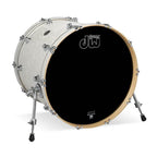 DW Performance Finish Ply 18 x 22 Inch Bass / Kick Drum White Marine