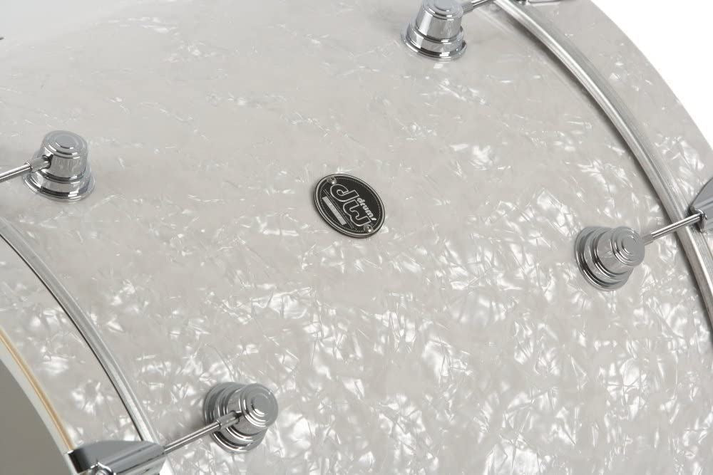 DW Performance Finish Ply 18 x 22 Inch Bass / Kick Drum White Marine