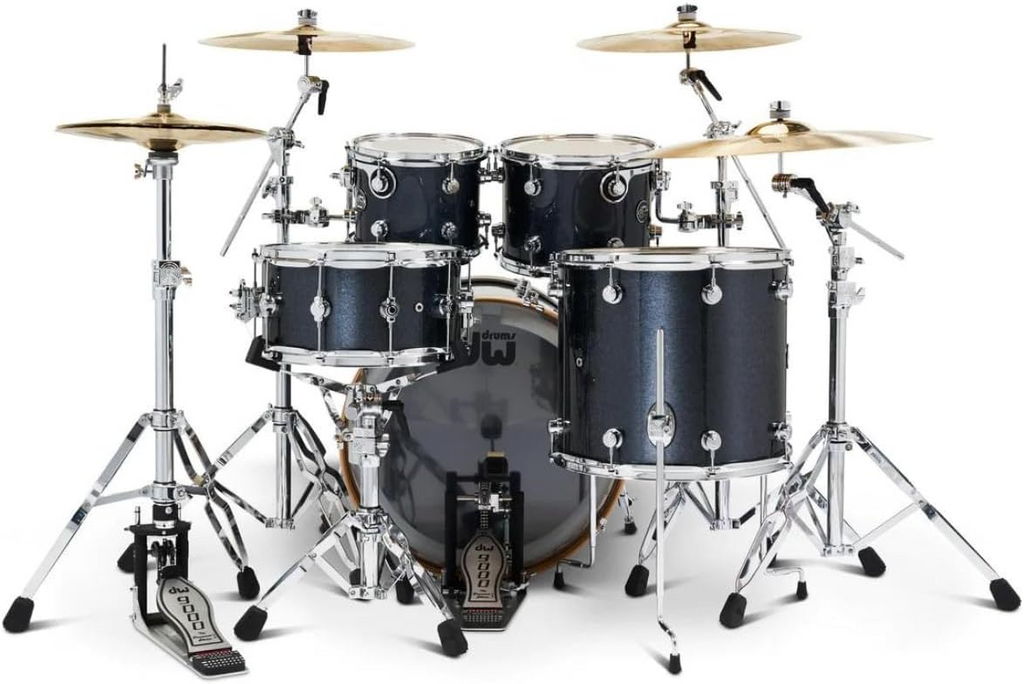 DW Performance Series Limited Edition Cherry 5pce Shell pack in Black Sparkle