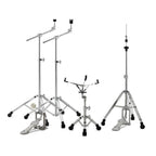 Sonor 1000 Series Double-Braced Drum Hardware Set with Silver Lacquer Coating