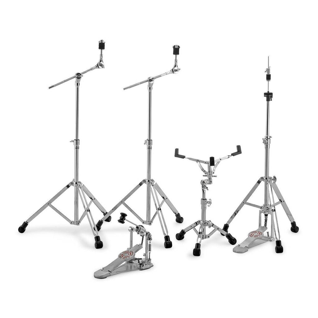 Sonor 2000 Series Double-Braced Drum Hardware Set with Silver Lacquer Coating