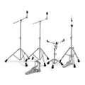Sonor 2000 Series Double-Braced Drum Hardware Set with Silver Lacquer Coating