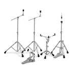 Sonor 2000 Series Double-Braced Drum Hardware Set with Silver Lacquer Coating