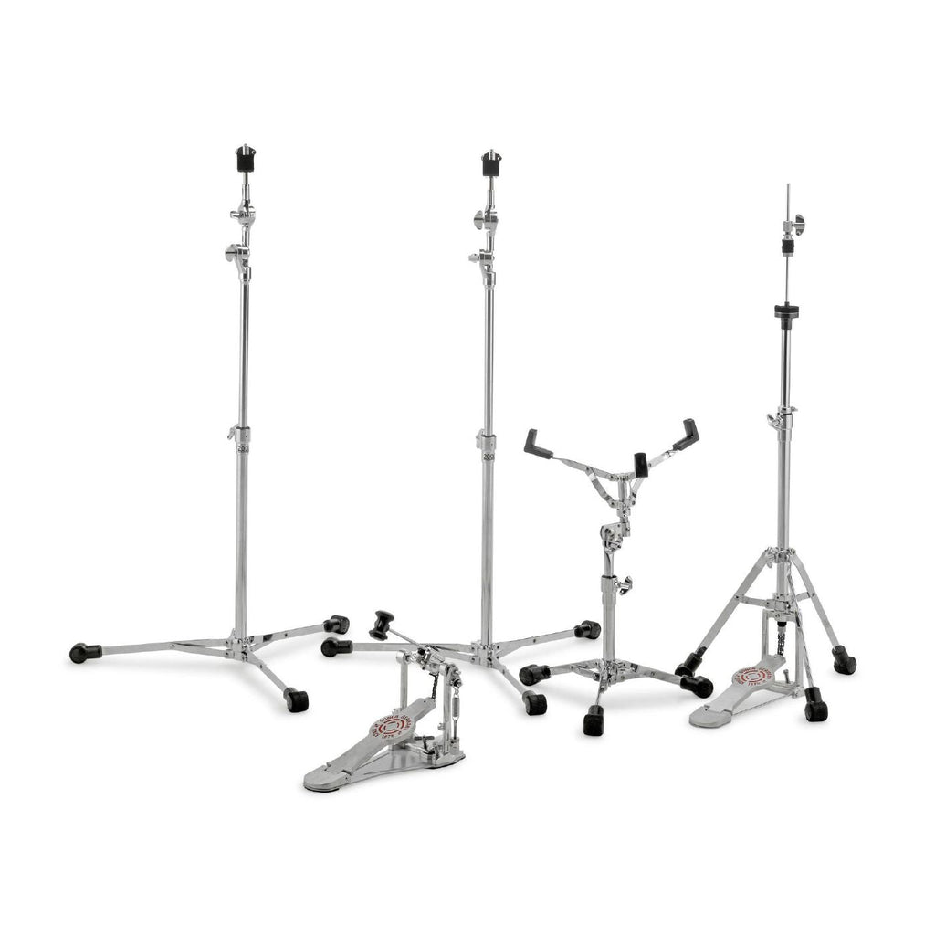 Sonor 2000 Series Single-Braced LT Drum Hardware Set with Silver Lacquer Coating