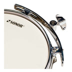 SONOR Jungle Snare Drum Holder attached to drum hardware, designed for secure and adjustable snare drum support.