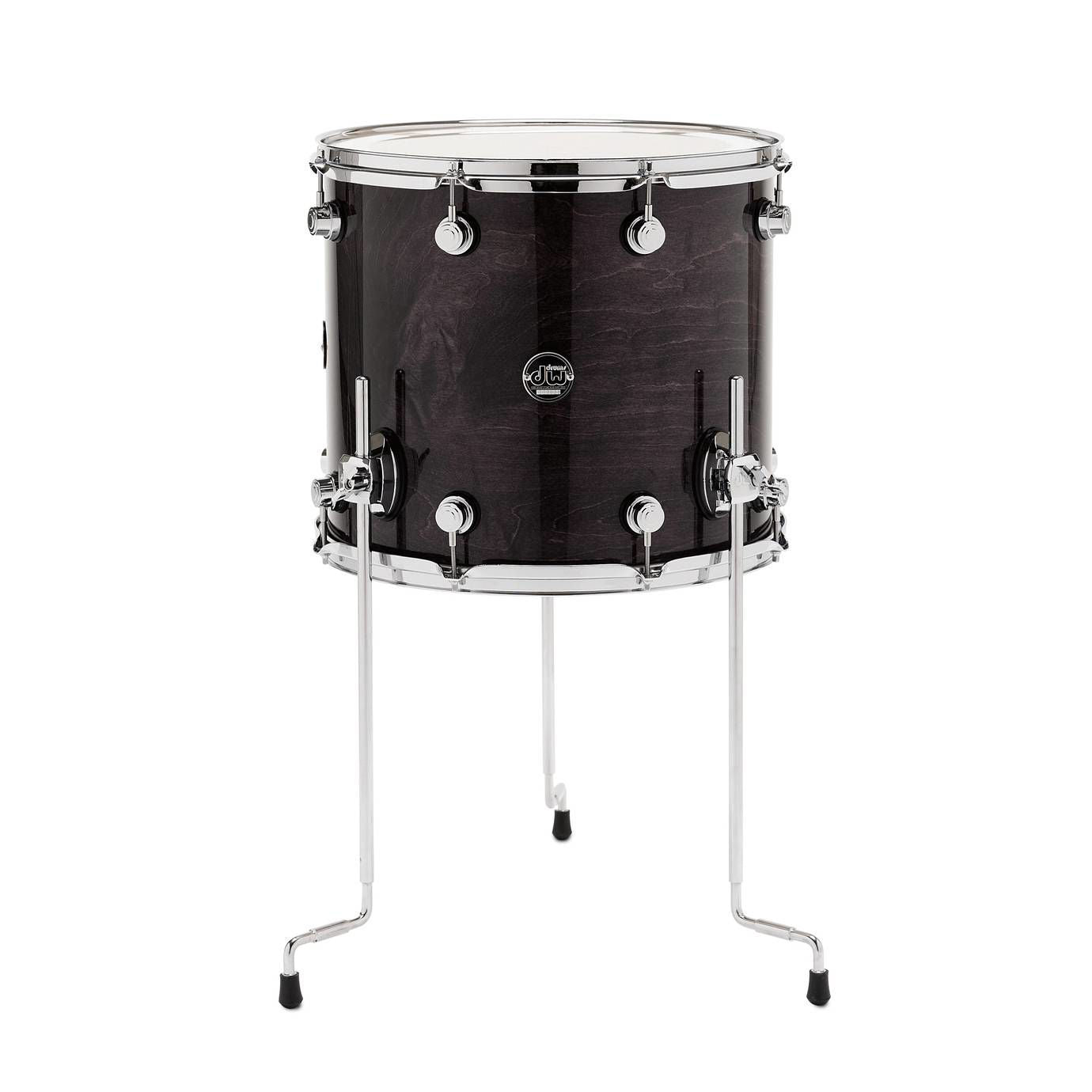 DW Performance Series 16x14 Floor Tom in Ebony Stain Lacquer