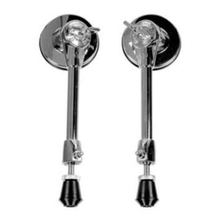 DW Bass Drum Spur Set - Chrome