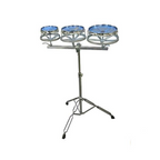 DXP Roto Toms 6, 8, 10-inch with stand, drum hardware and accessories for versatile percussion setups.