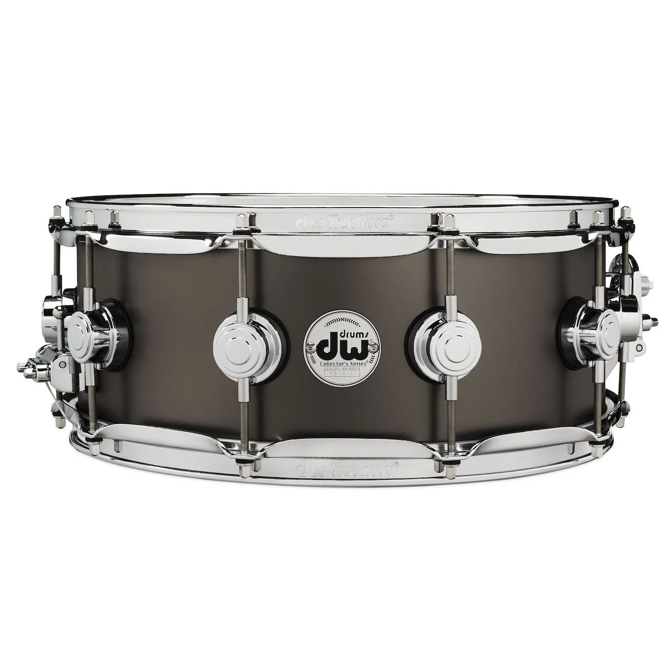 DW Collectors Series 14 x 5.5 inch Snare Drum in Satin Black Brass