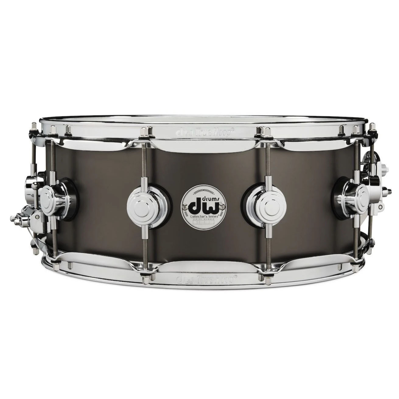 DW Collectors Series 14 x 5.5 inch Snare Drum in Satin Black Brass