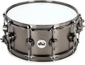 DW Collectors 14 x 6.5 Sain Black Brass Snare Drum w/ Black Nickel HW