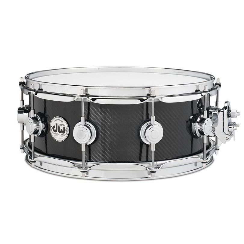 DW Collectors Series Snare Drum 14x6.5 Carbon Fiber With Chrome Hardware