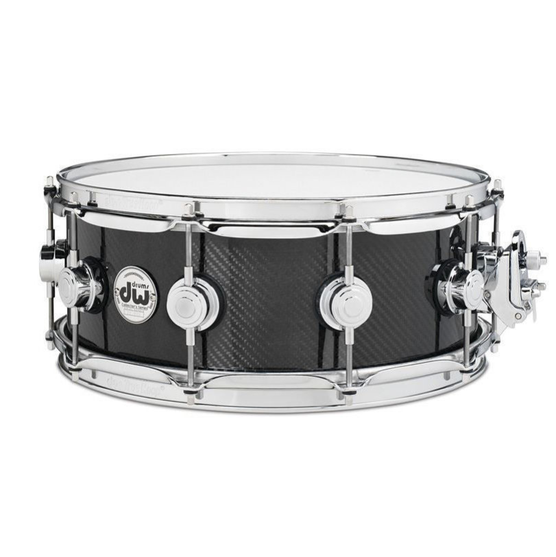 DW Collectors Series Snare Drum 14x6.5 Carbon Fiber With Chrome Hardware