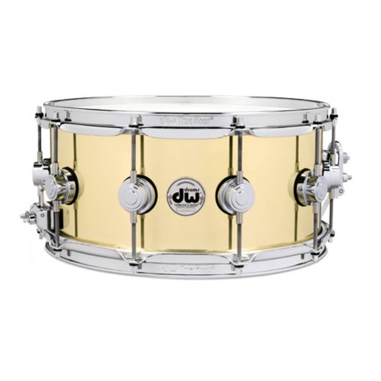 DW Collectors Series Polished Brass 14x6.5in Snare Drum