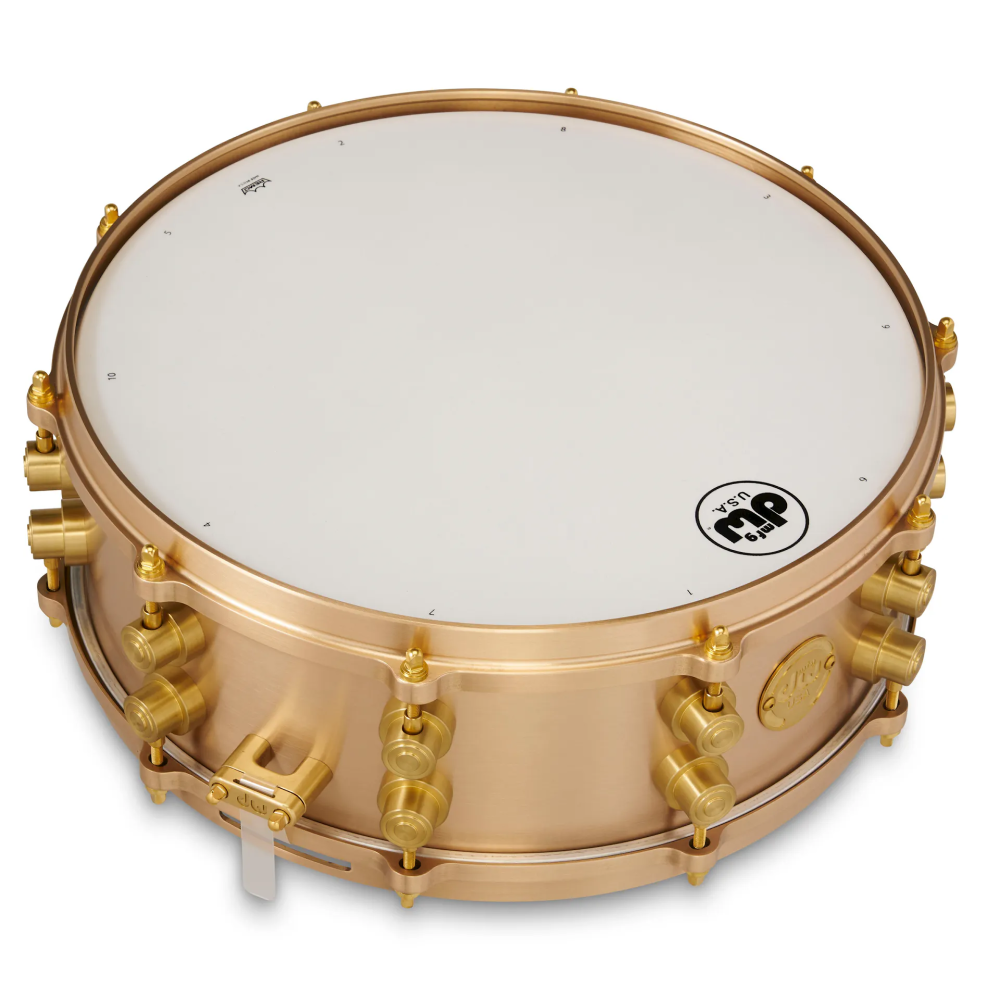 DW Limited Edition True Cast 5x14 Snare Drum with Flight Case