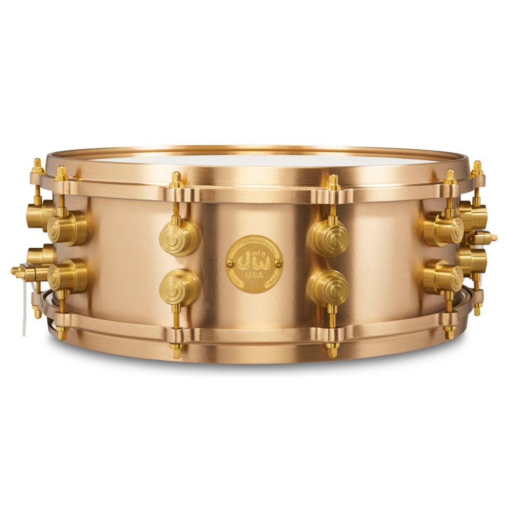 DW Limited Edition True Cast 5x14 Snare Drum with Flight Case