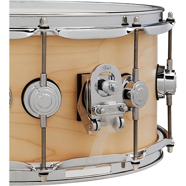 DW Collectors 14 x 6.5 SSC Pure Maple Natural Satin Oil with Chrome Hardware