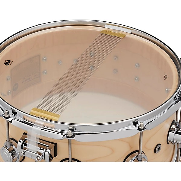 DW Collectors 14 x 6.5 SSC Pure Maple Natural Satin Oil with Chrome Hardware