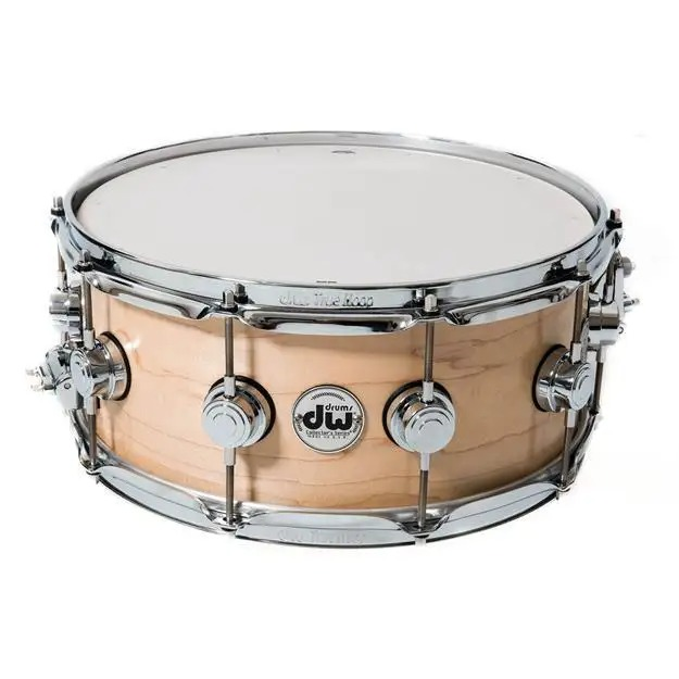 DW Collectors 14 x 6.5 SSC Pure Maple Natural Satin Oil with Chrome Hardware