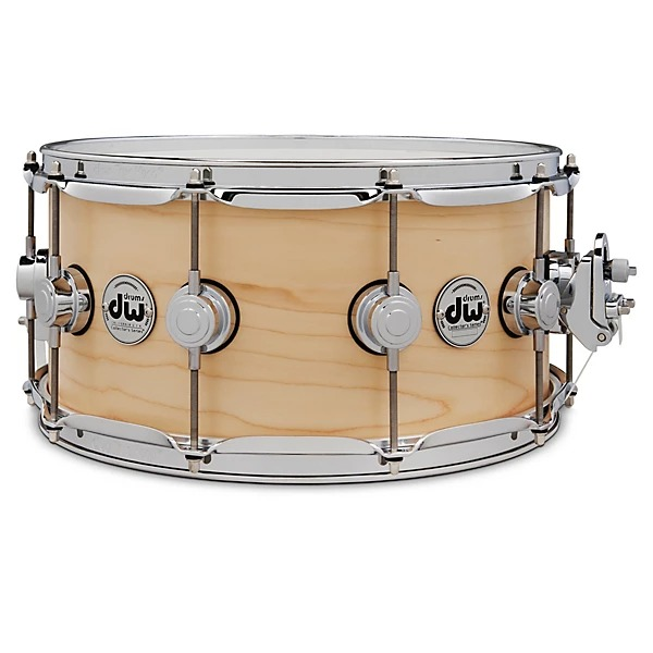 DW Collectors 14 x 6.5 SSC Pure Maple Natural Satin Oil with Chrome Hardware