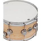 DW Collectors 14 x 6.5 SSC Pure Maple Natural Satin Oil with Chrome Hardware
