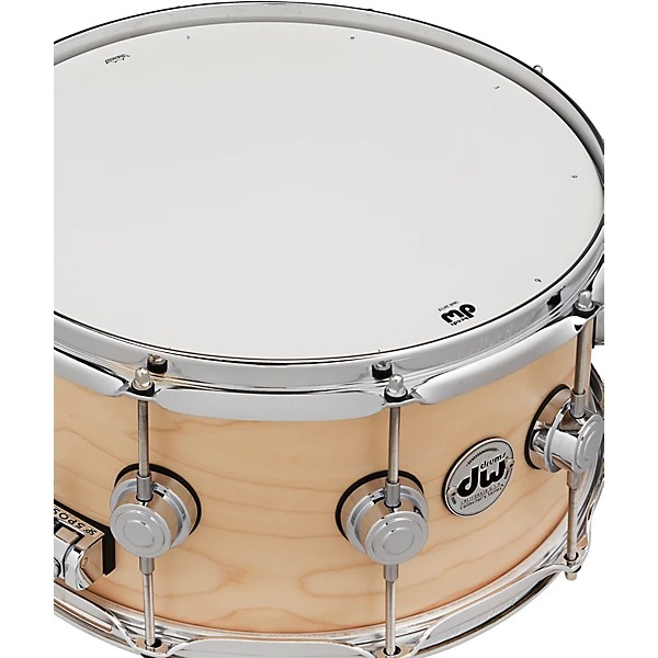DW Collectors 14 x 6.5 SSC Pure Maple Natural Satin Oil with Chrome Hardware