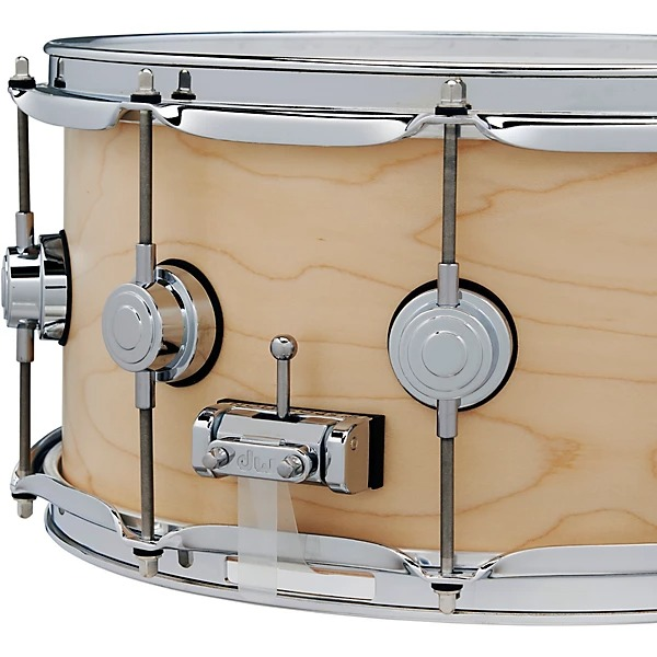 DW Collectors 14 x 6.5 SSC Pure Maple Natural Satin Oil with Chrome Hardware
