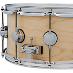 DW Collectors 14 x 6.5 SSC Pure Maple Natural Satin Oil with Chrome Hardware