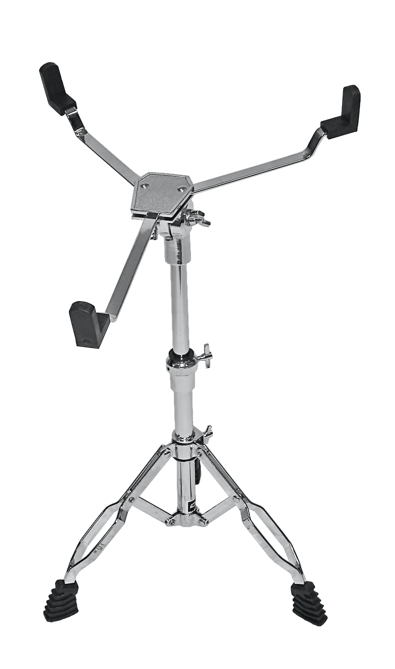 DXP Snare Stand double braced drum hardware with adjustable height and sturdy double-braced legs, designed for secure snare drum support.