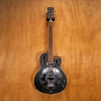 Martinez Resonator In Satin Black With Mini Humbucker - Preloved