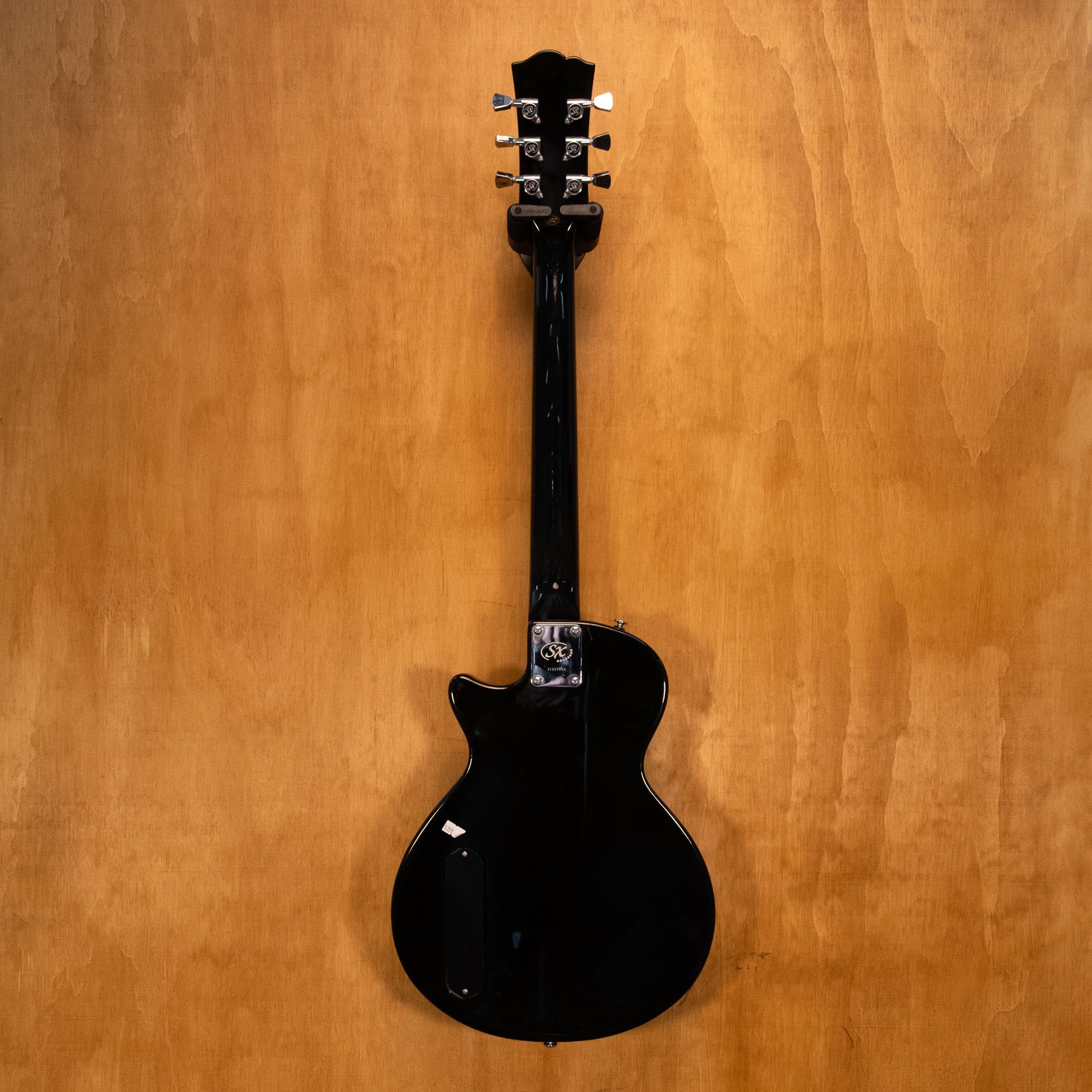 SX LP Style Electric Guitar P-90 in Black (21257298) - Preloved