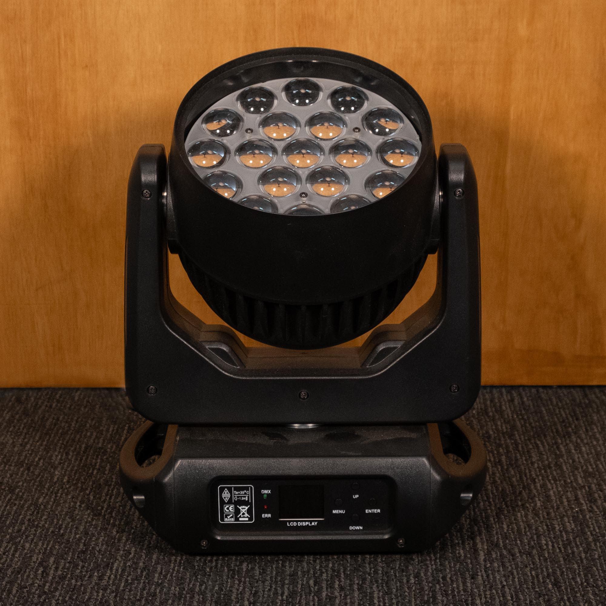 MJ 19x15W Zoom Wash Lights RGBW Beam Moving Head Highlight - Preloved