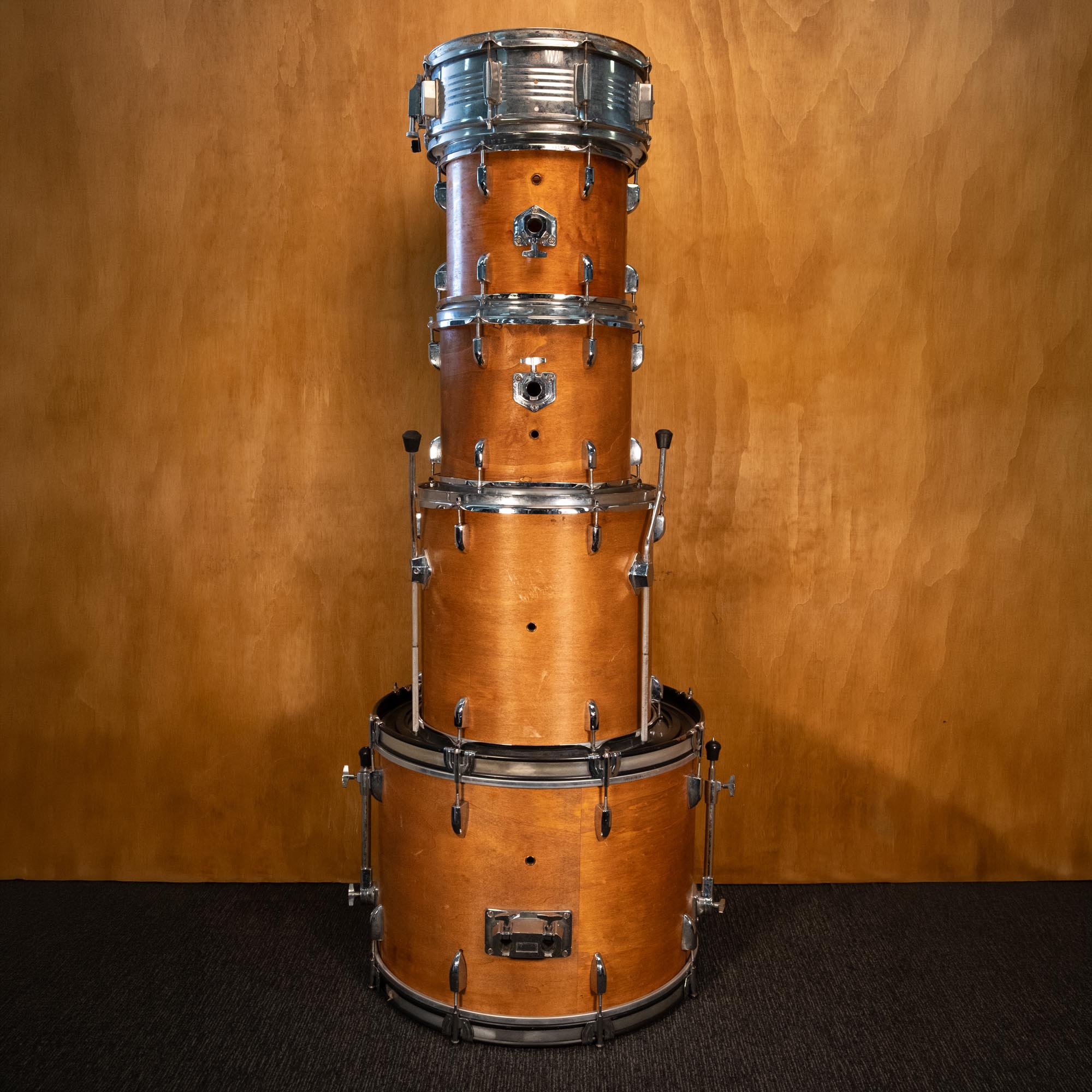 Unbranded Drum Kit Shell Pack with Steel Snare Drum - Preloved