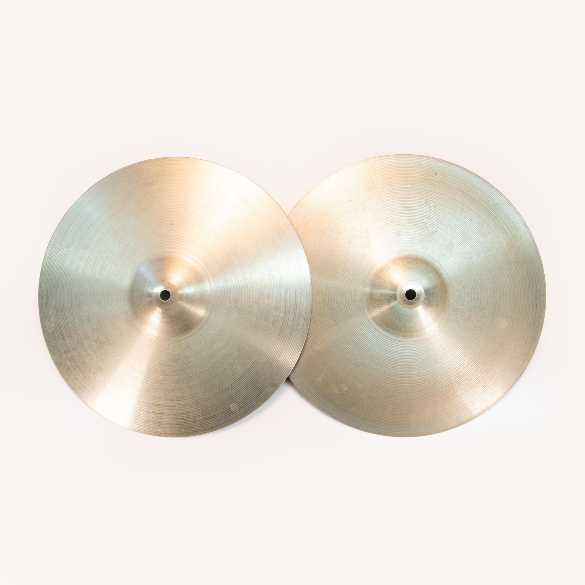 Paiste 101 Blue Label 14 inch Hi-Hat Cymbals '70s/'80s - Preloved