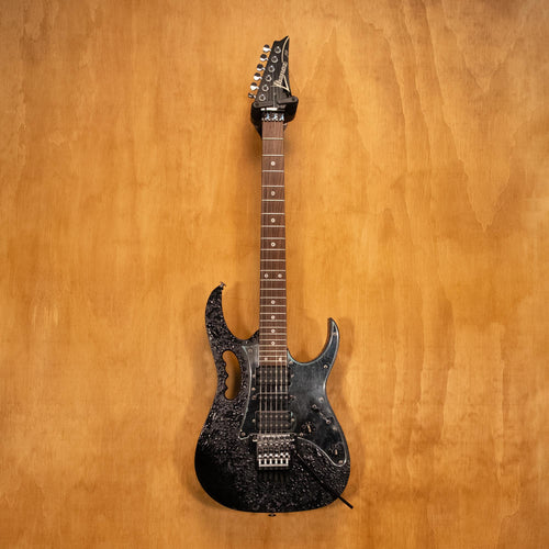 Ibanez JEM7D-BK Steve Vai Black Splatter MIJ '03 (F9921257) - Preloved