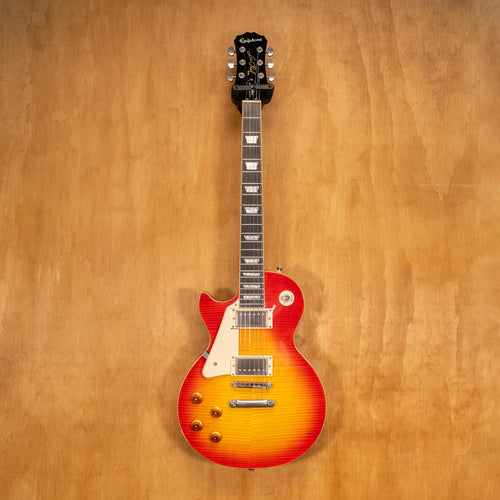 Epiphone Les Paul Standard Plus Top Pro Left-Handed Electric Guitar in Heritage Cherry Sunburst (17041508083) - Preloved