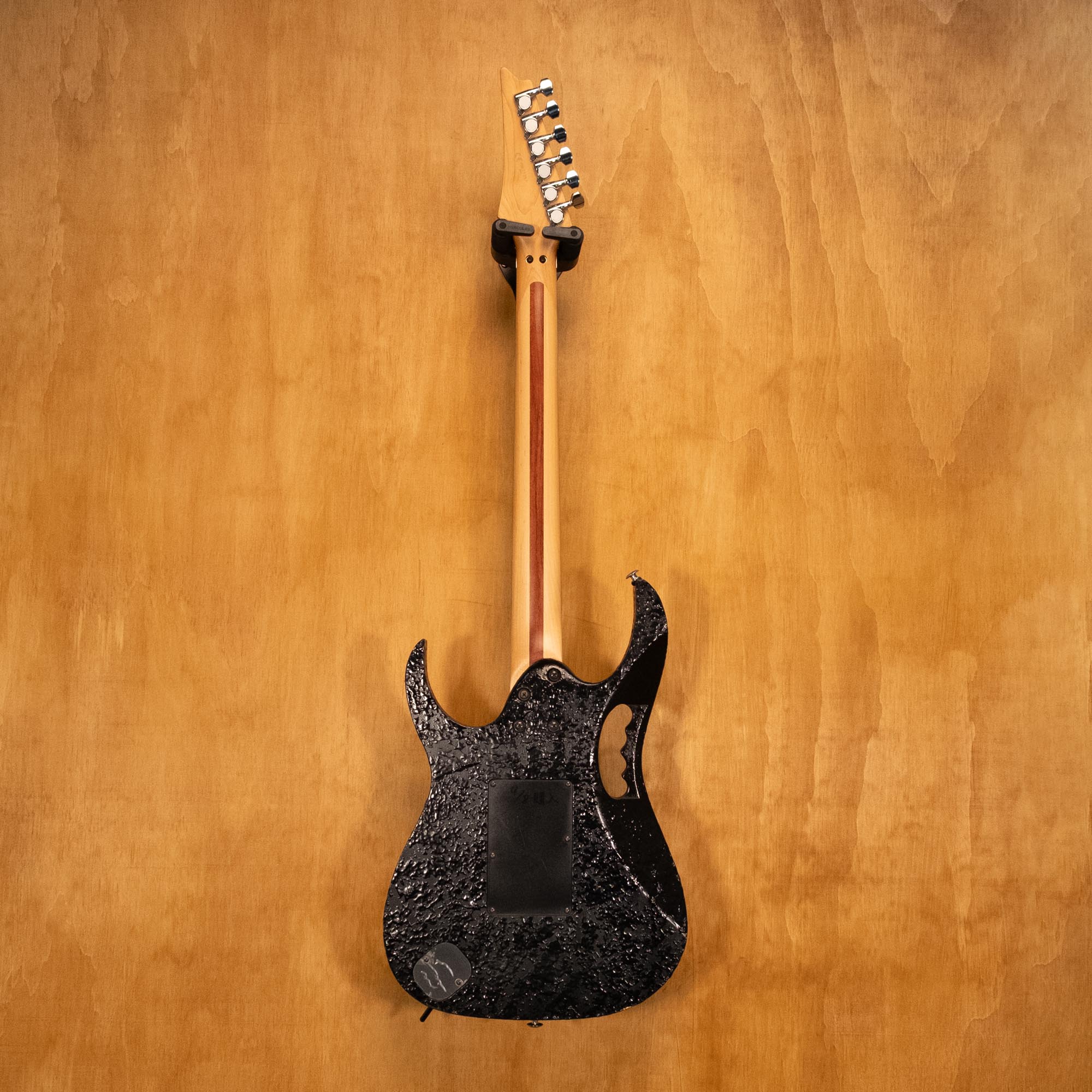 Ibanez JEM7D-BK Steve Vai Electric Guitar in Black Splatter Made in Japan '03 (F9921257) - Preloved
