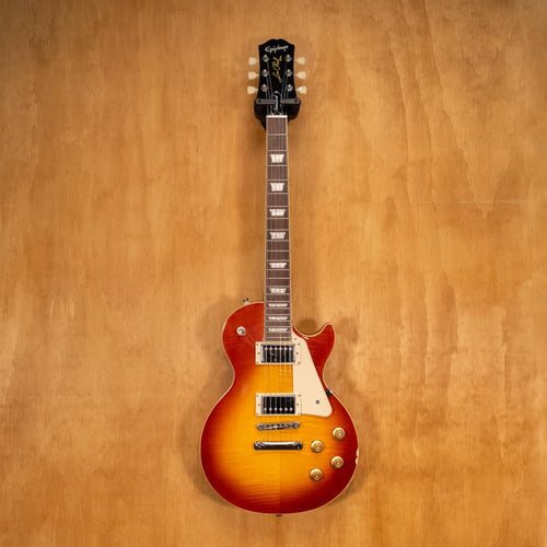 Epiphone Inspired by Gibson Les Paul Standard '50s Electric Guitar in Washed Cherry Sunburst (24111528558) - Preloved
