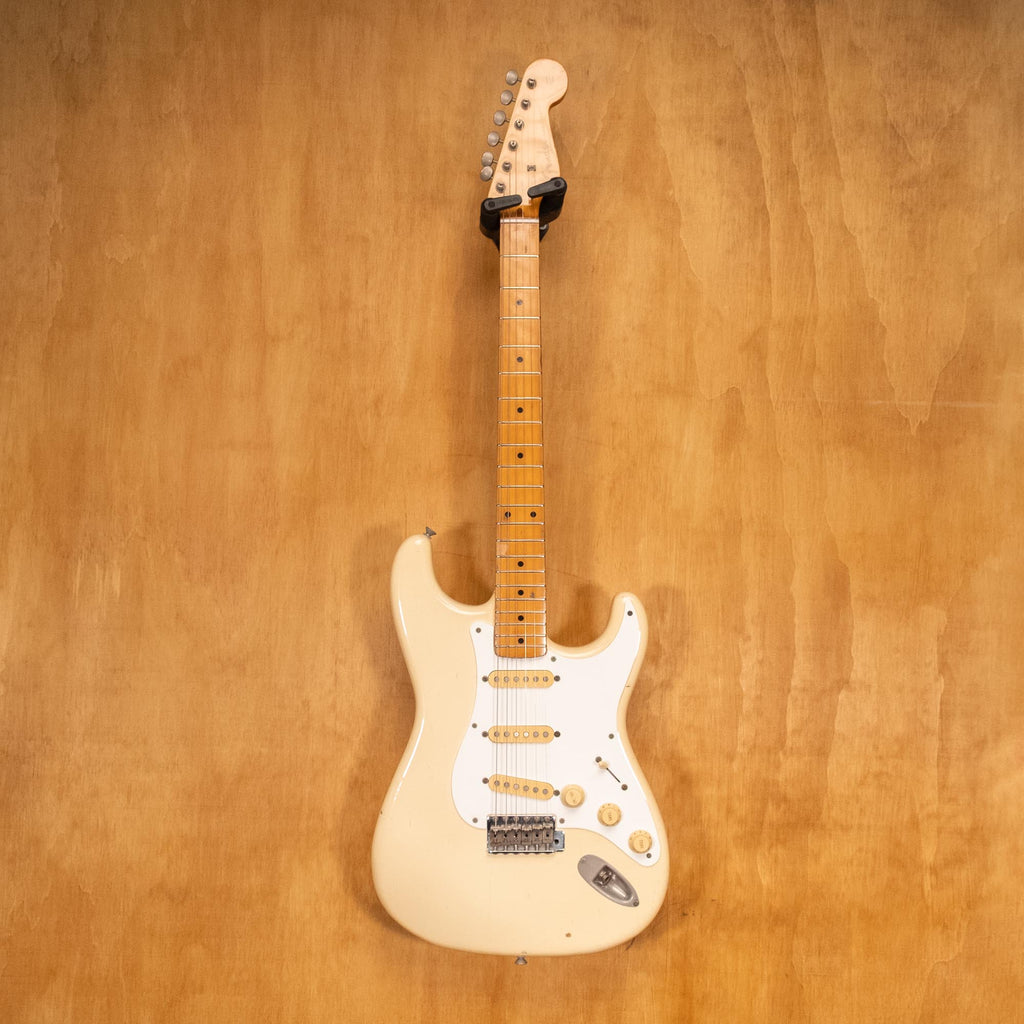 Fender Stratocaster Electric Guitar Japan ST57-55 in Vintage White (E523890) - Preloved