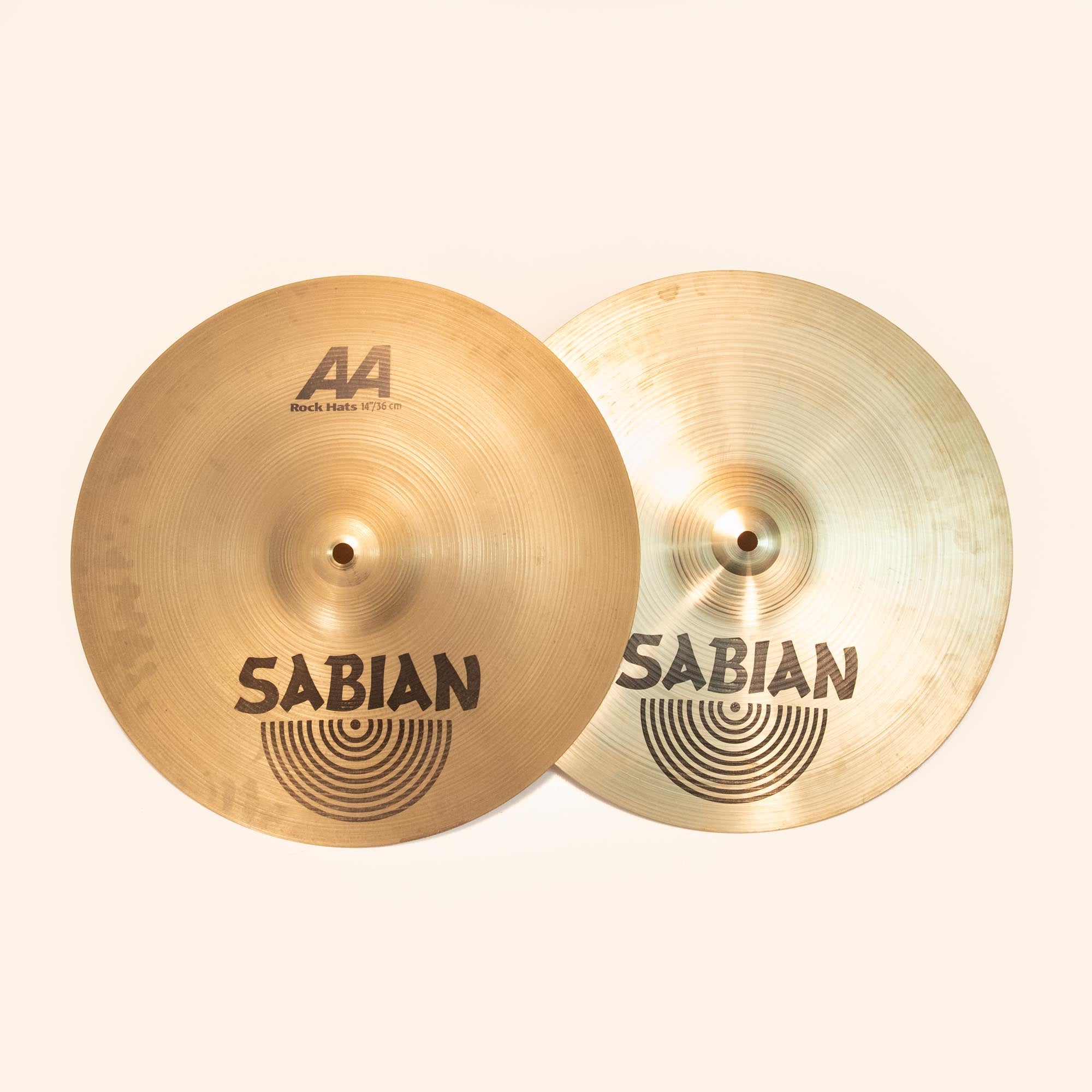 Sabian AA 14 inch Rock Hi-Hat Cymbals - Preloved