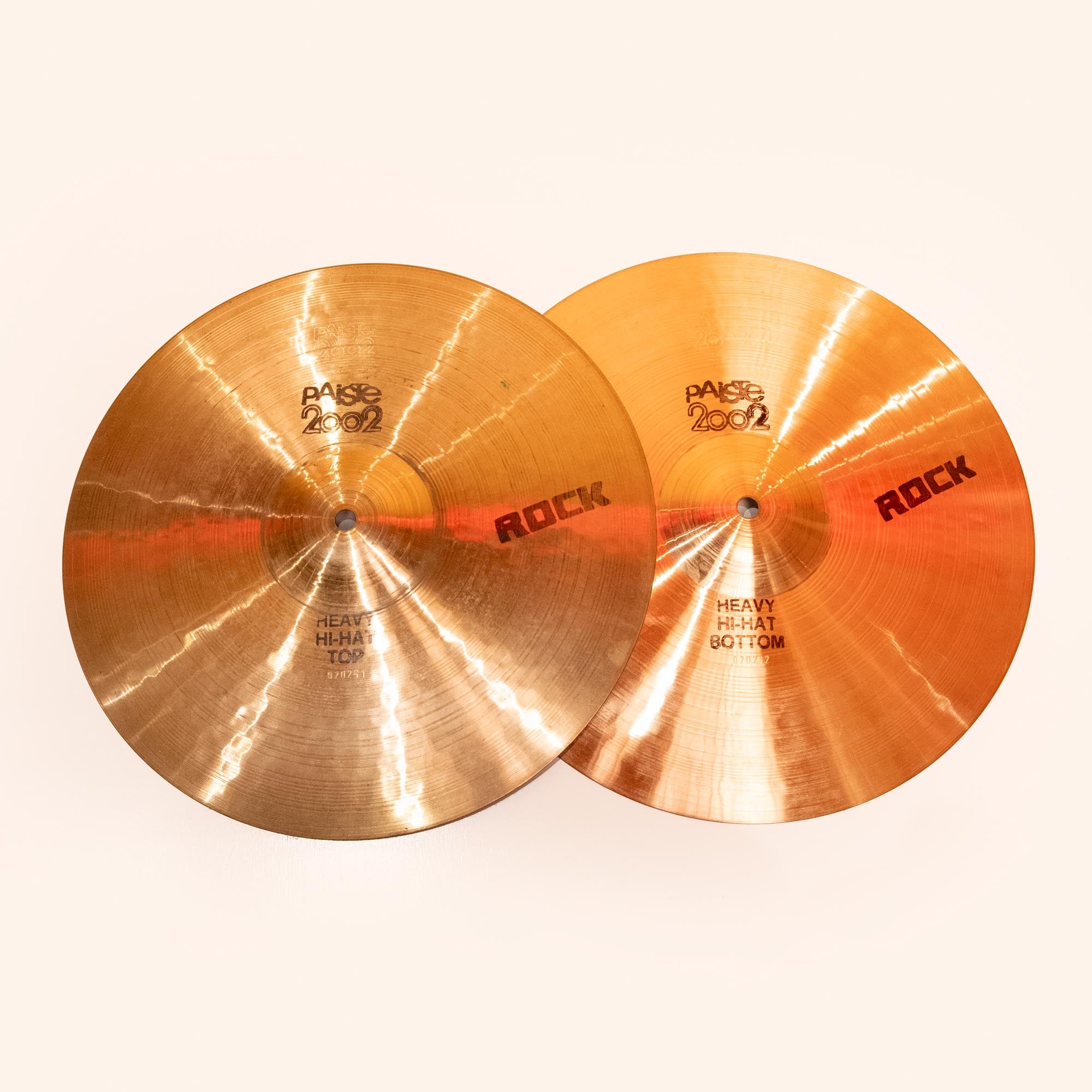 Paiste '70s 2002 14-inch Heavy Hi-Hat Cymbals - Preloved
