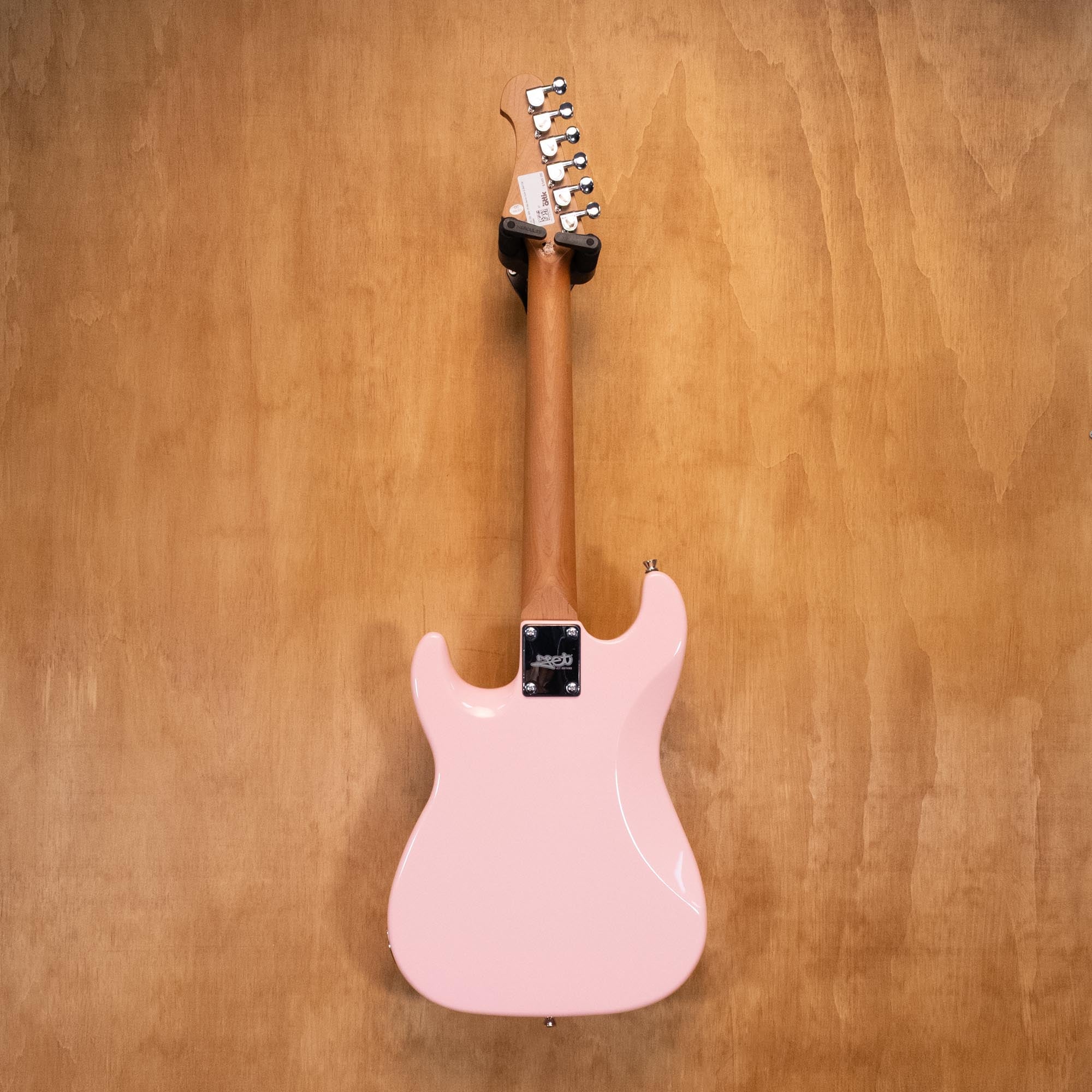Jet JS-300-MINI-PK Mini Electric Guitar In Shell Pink 2 - Preloved