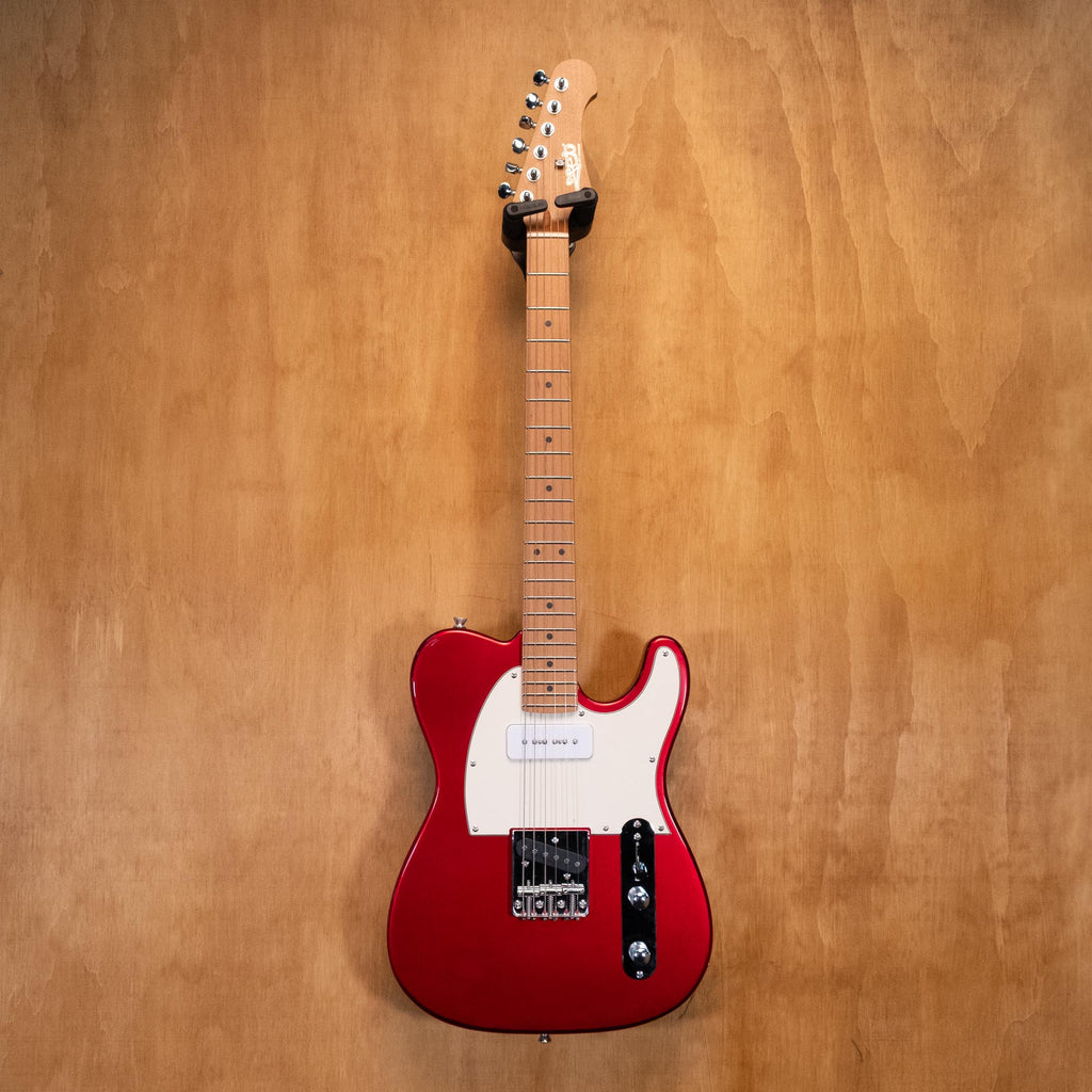 Jet JT-300-CAR-P90 Electric Guitar In Candy Apple Red - Preloved