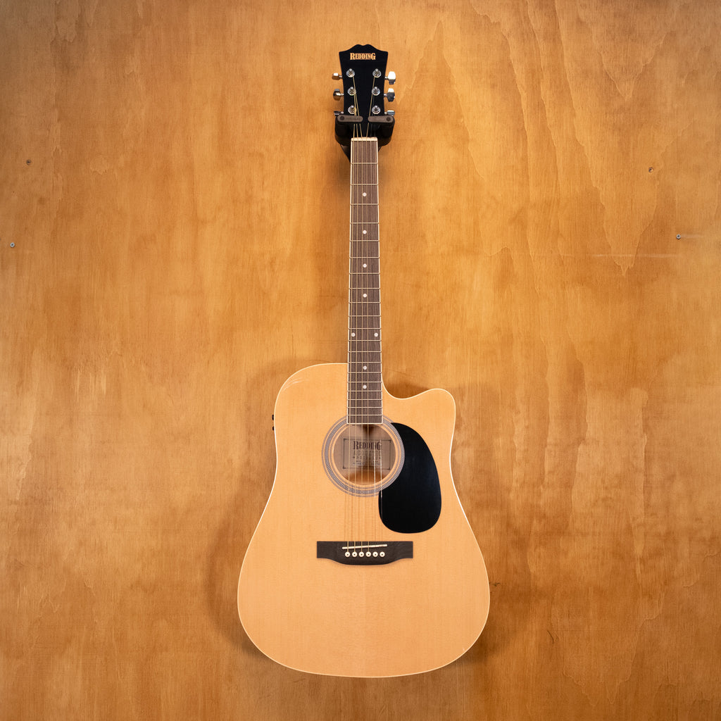 Redding Acoustic Guitar with Pickup and Cutaway (0300763) - Preloved