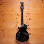 Preloved ESP LTD EC-50 electric guitar with black body, maple neck, and chrome hardware, shown from the front.