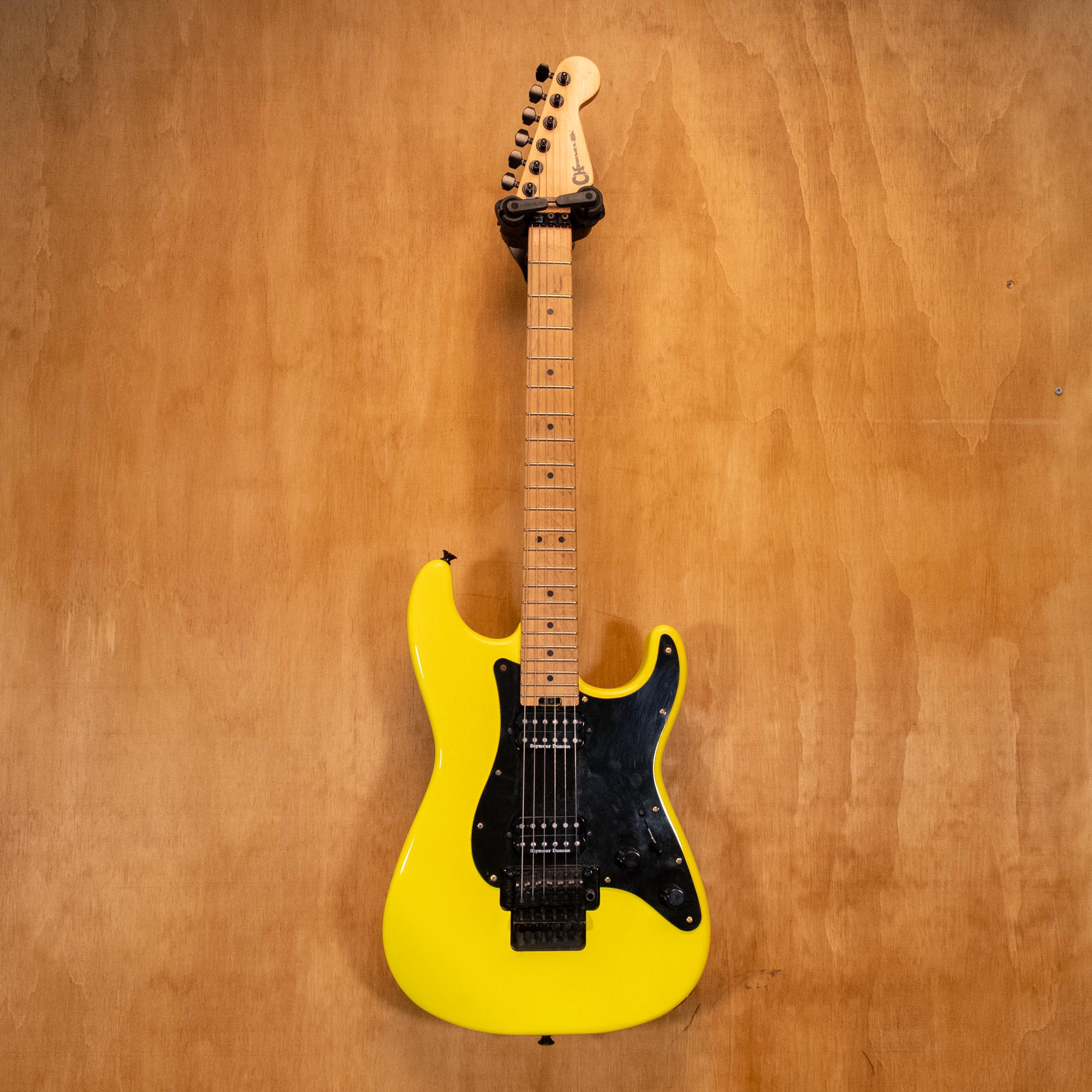 Charvel Pro-Mod So-Cal Style 1 Electric Guitar in Neon Yellow (MC161467) - Preloved