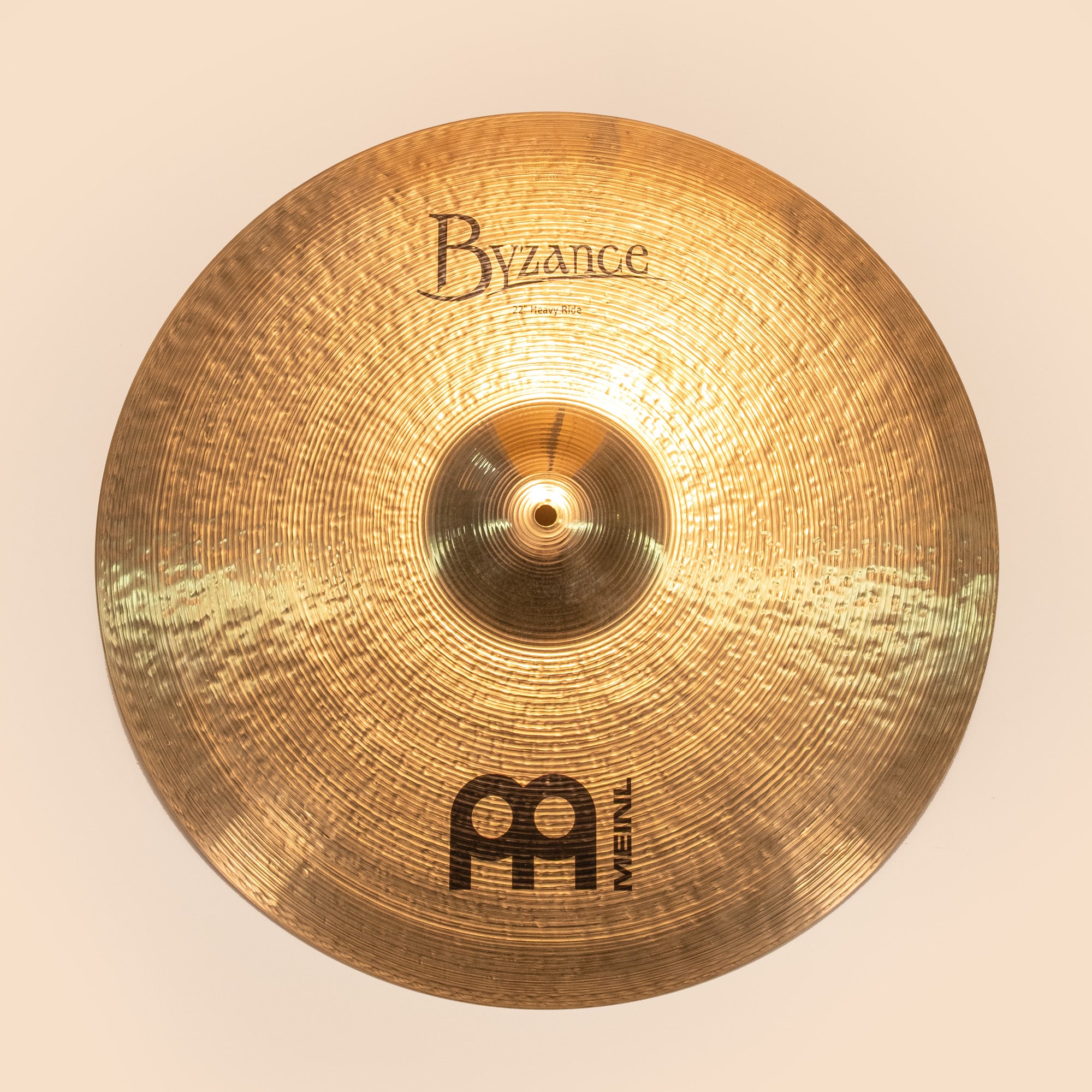Meinl Byzance 22 inch Brilliant Heavy Hammered Ride Cymbal (201102055) - Preloved