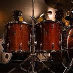 Preloved Tama Japan '80s Superstar 4-piece drum kit with 24-inch bass, 14-inch snare, 16-inch and 18-inch toms, in natural wood finish.