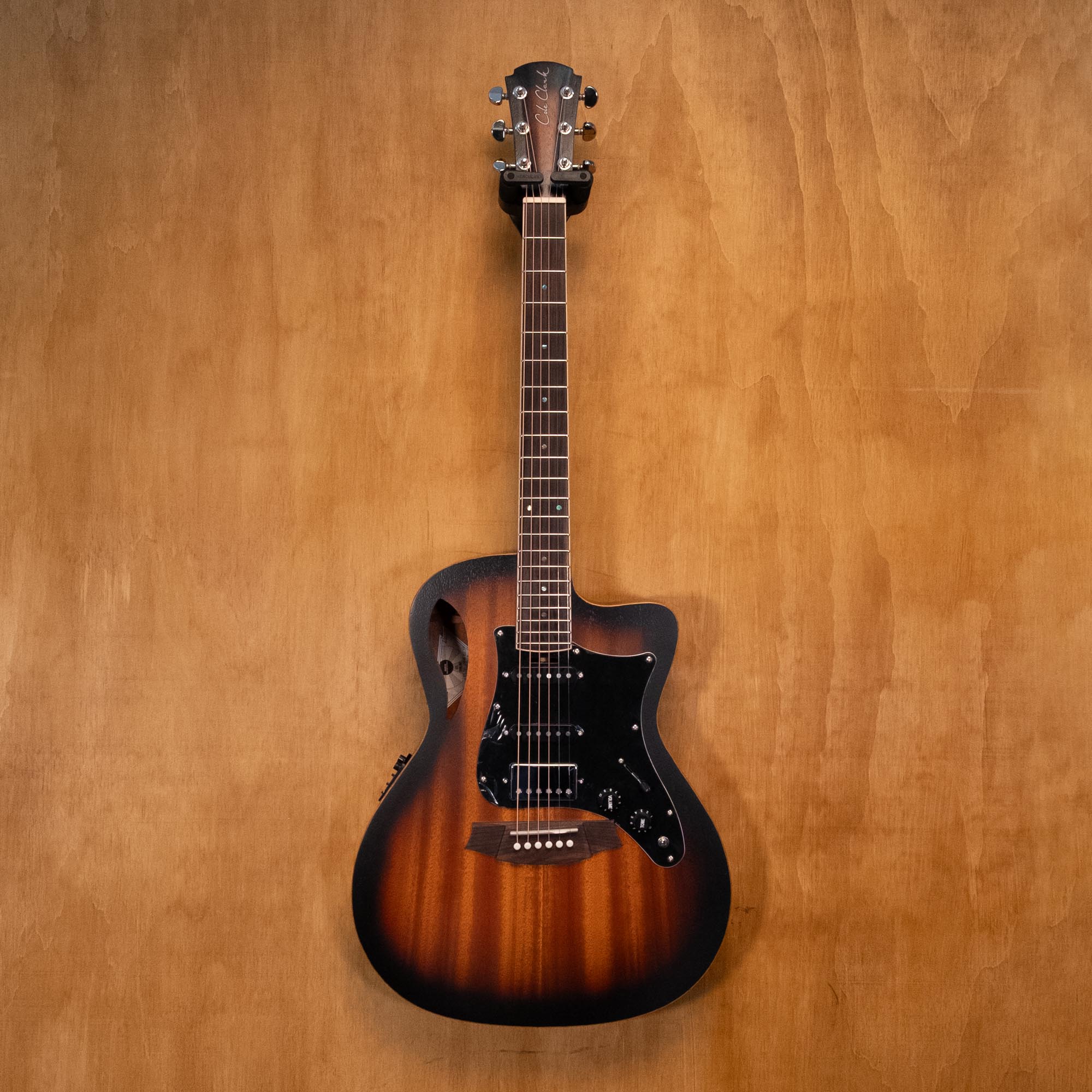 Cole Clark Studio TL1EC All Mahogany HSS Sunburst (26043014) - Preloved