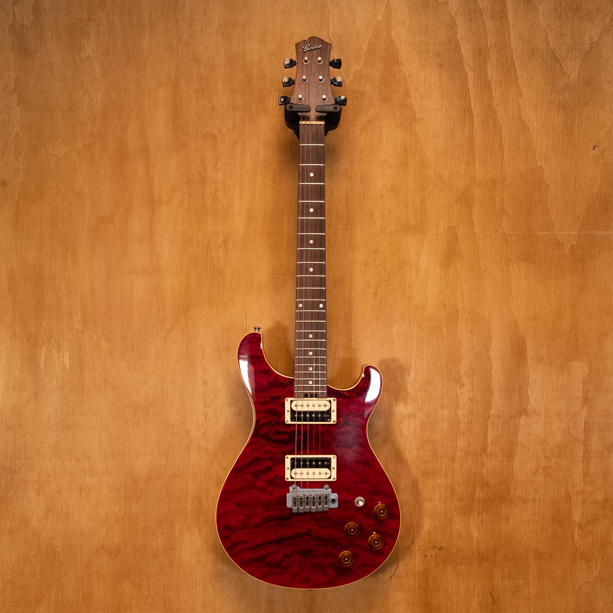 Greco EW-88 Electric Guitar in Translucent Red Made in Japan - Preloved